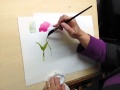 Watercolor painting tips, Basic Brushes of Watercolor-Part 2 by Judy Mudd