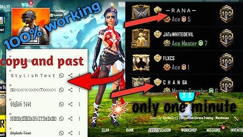 how to write stylish name in bgmi l bgmi stylish name change kaise kare