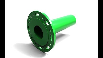 How to design a Single Flange Pipe #90 | Industrial design | |SolidWorks| @DesignWithAjay