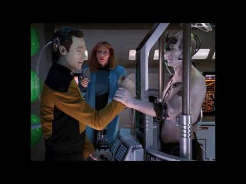 Data Vs. Locutus Of Borg - Star Trek The Next Generation