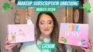 Makeup Subscription Unboxing & Try-On | March 2024 | Eyescream Beauty & IPSY Boxycharm