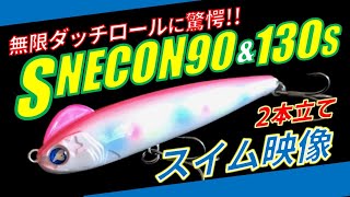 Retake) Swim check and fall speed measurement of Snecon 90S