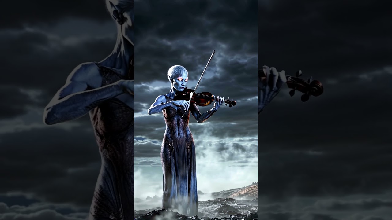 AI Animation Video | The Lament of the Alien Violinist