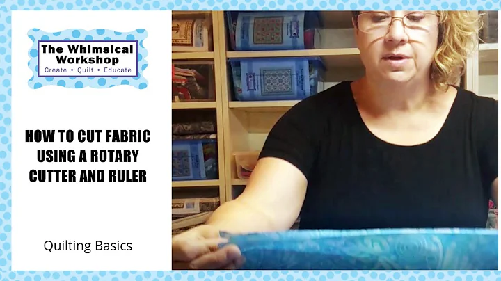 How to Cut Fabric with a Rotary Cutter and Ruler |...