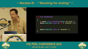 LIGHTNING TALK: Nicolas R. - "Mocking for testing"