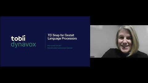 TD Snap™ for Gestalt Language Processors
