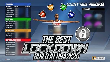 Best Perimeter Lockdown Build in NBA2K20 - How to create the perimeter lockdown