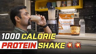 Gain Weight Fast with this 1000 Calorie Protein Shake 