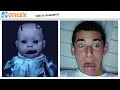 possessed doll JUMPSCARE TROLLING on OMEGLE