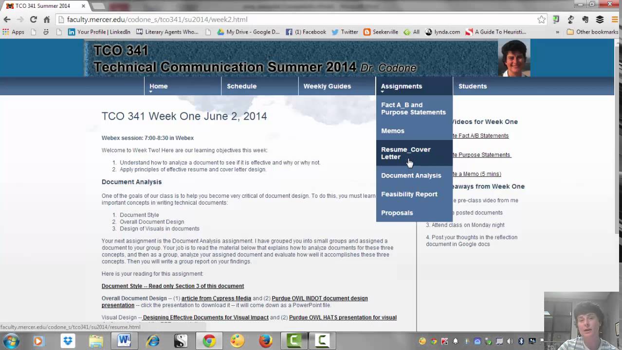 Intro to Class Week 2 - YouTube