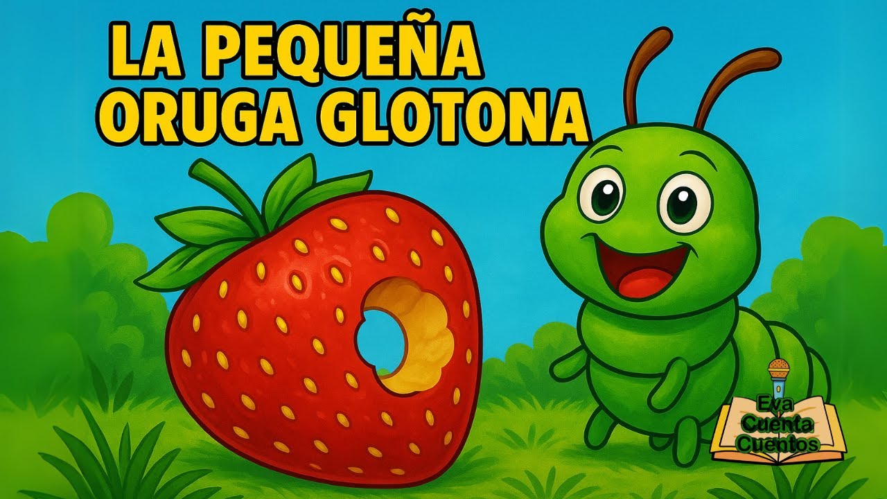 🐛 Cuentos infantiles con valores – La pequeña ORUGA glotona 🦋
