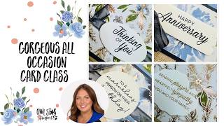 Anniversary, Sympathy, Birthday + Thinking of You Cards | Stampin' Up! Card Making Class