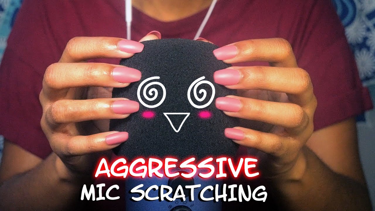 ASMR | Deep Ear Fast & Aggressive Mic Scratching For Sleep | No Talking ...