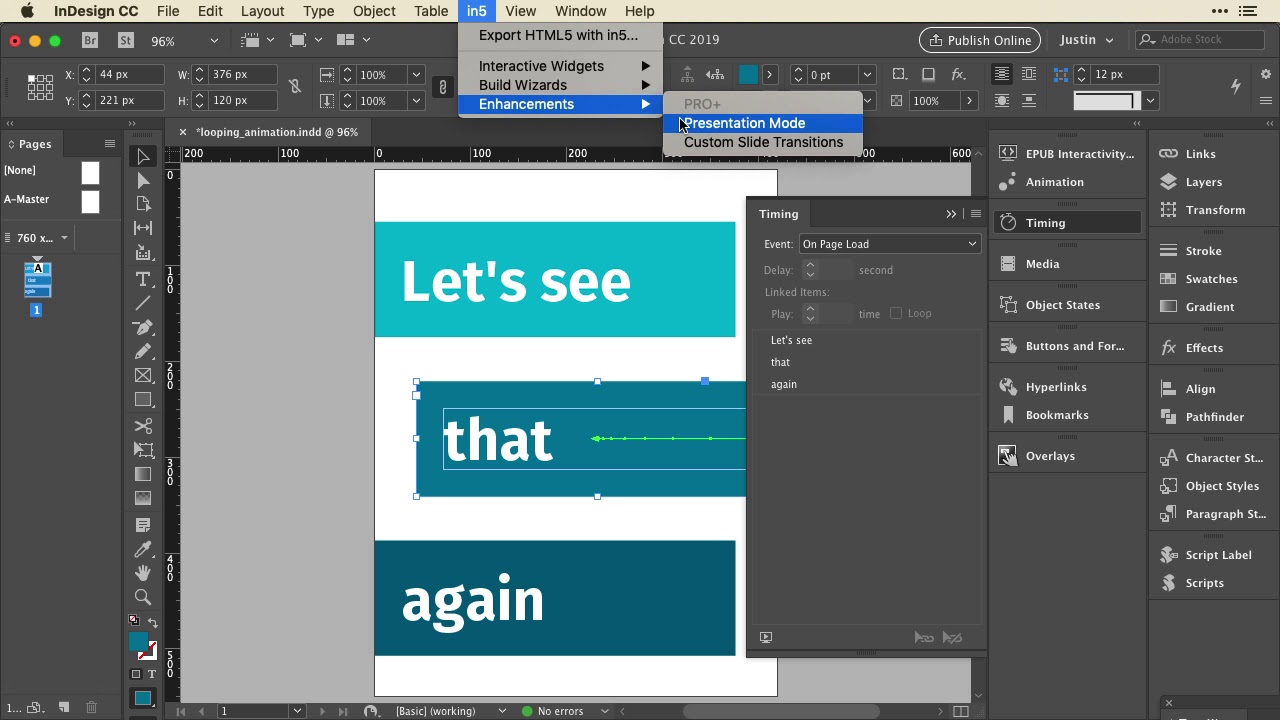 Ajar Productions How To Create An Animated Web Banner With Indesign In5