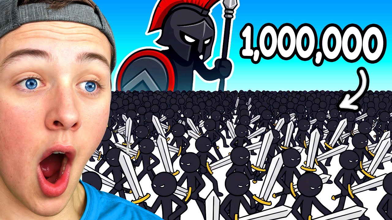 Reacting to 1,000,000 Soldiers vs STRONGEST Stick Figure