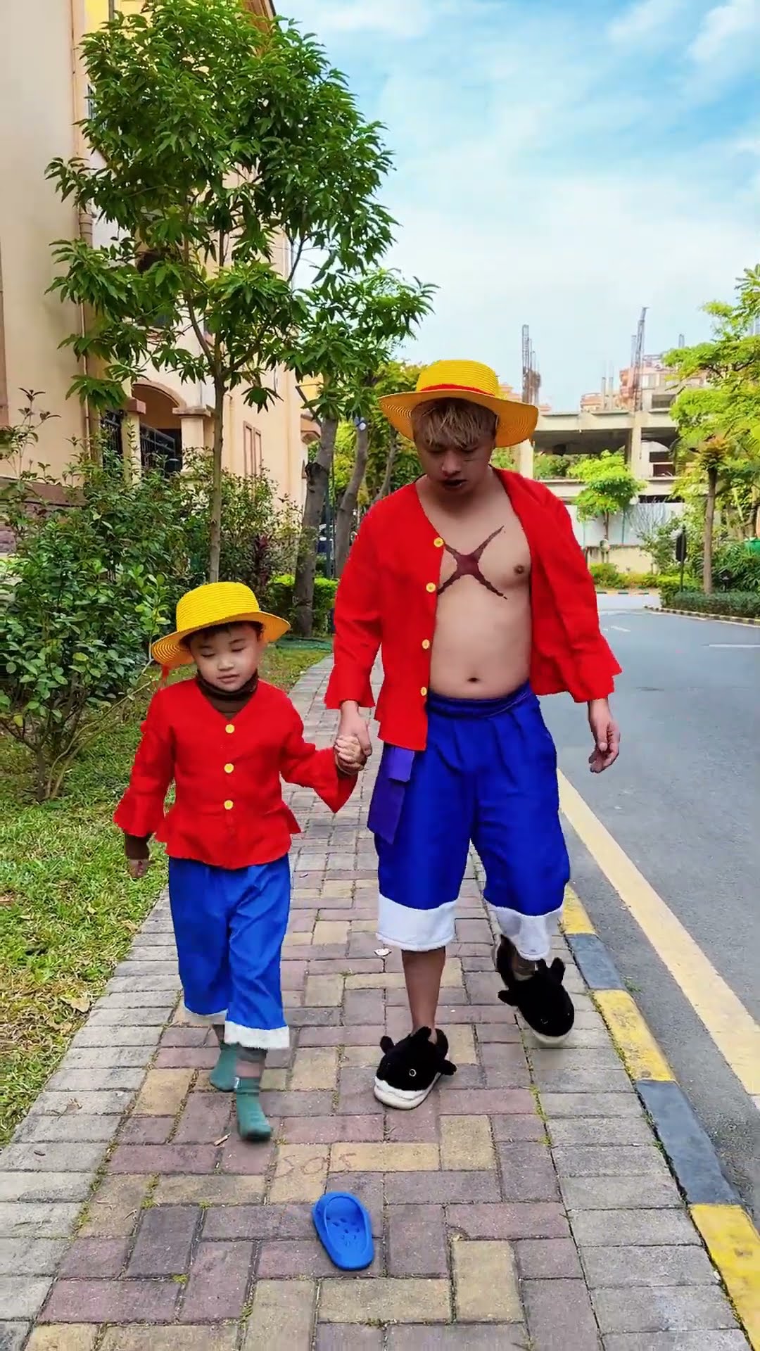 鞋子为什么一直响 #路飞#海贼王