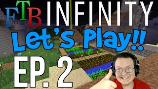 WE'VE ALREADY GOT DIAMONDS!?!? - Let's Play FTB Infinity Ep. 2