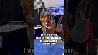 Finding the most unique looking instruments at NAMM 2024! #namm #NAMMShow #namm2024 #guitar