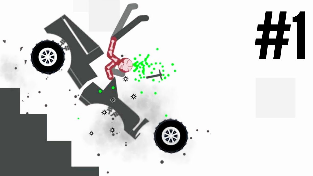 #primeirovideo - Stickman Dismounting o jogo de (quebra ossos )PT1 só ...