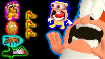 59 Pizza Tower Screaming Meme Sound Variations in 💥😃120🤩💥 seconds