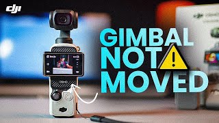 Dji Osmo Pocket 321 Gimbal Not Moved Problem