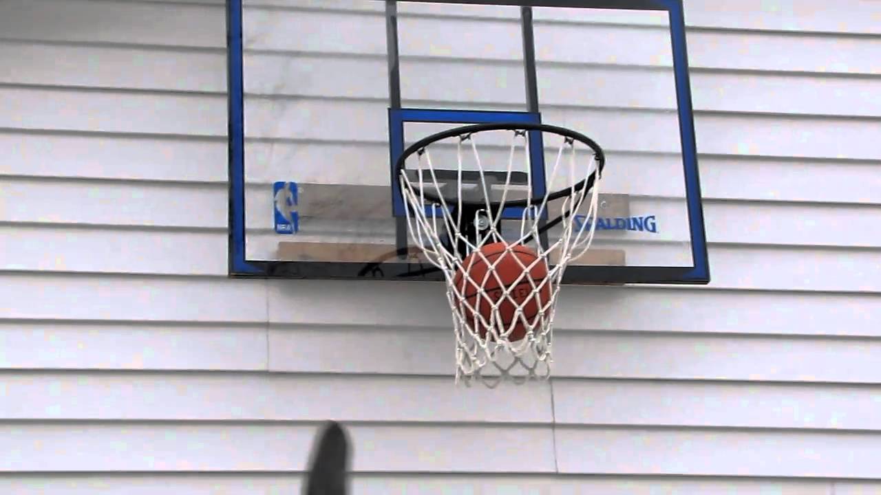 frozen basketball hoop part 1 YouTube