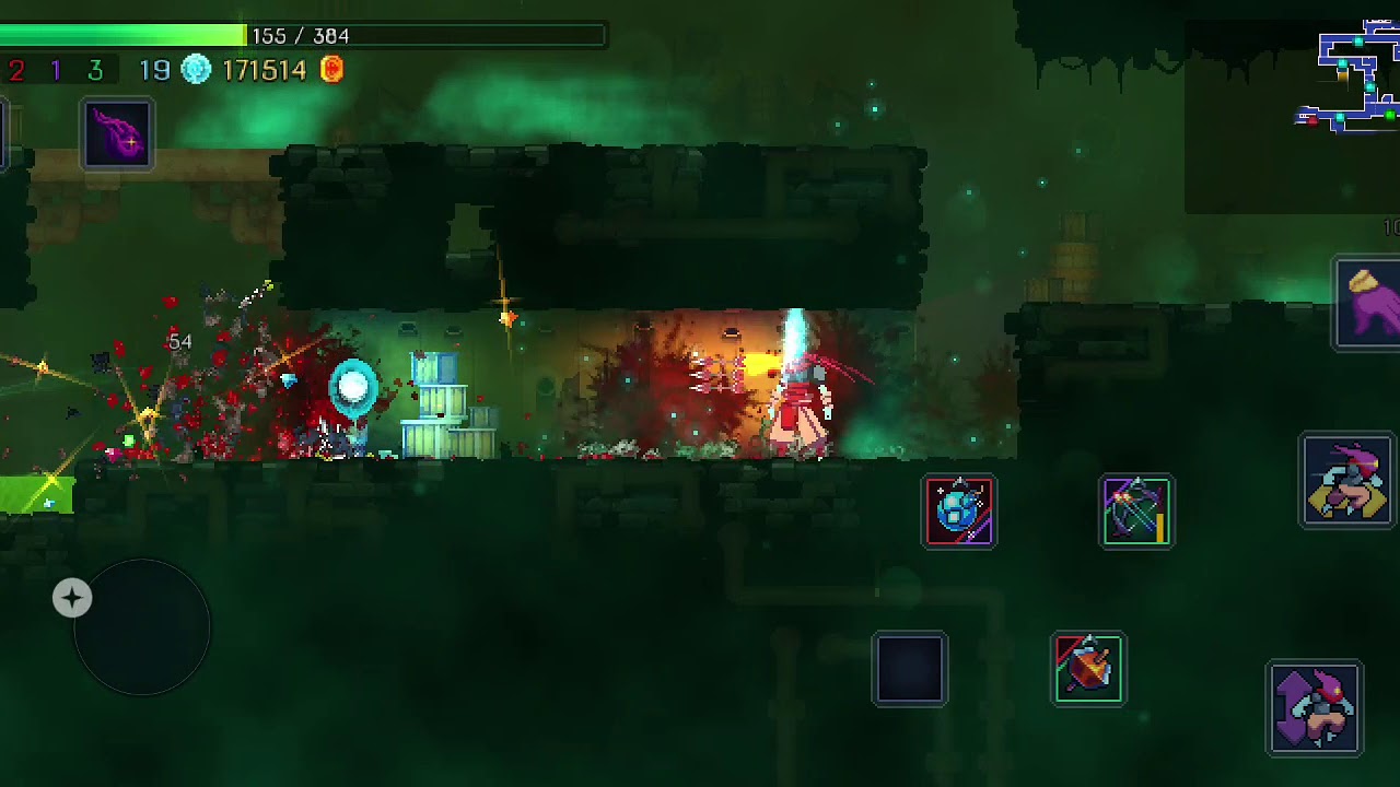 DEAD CELLS MOBILE GAMEPLAY "TOXIC SEWERS" WAY TO FIND THE "TELEPORTATION RUNE" YouTube