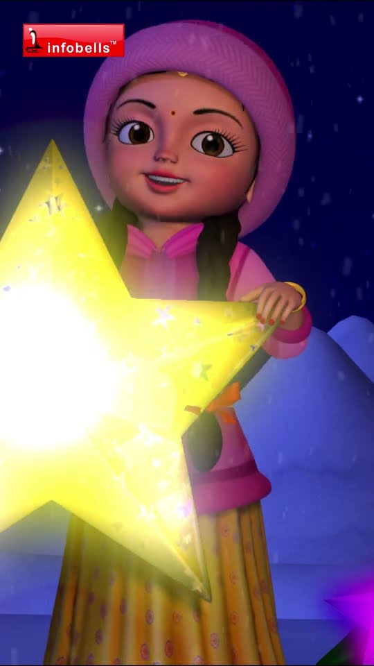 Christmas tree par chamakte hue sitare! Christmas Songs | Hindi Rhymes \u0026 Kids Songs | Infobells