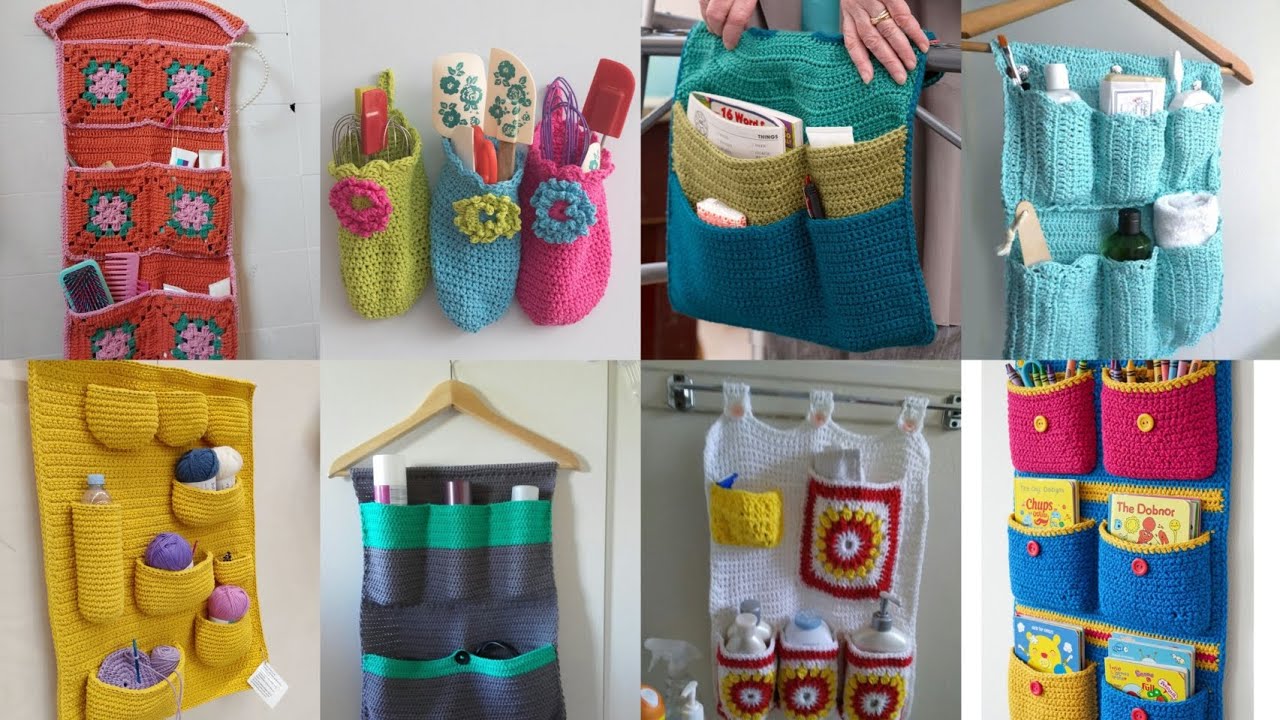 Crochet handmade items and ideas part 13 2025 || Home decor||wall hanging  organizer 