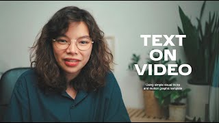 Text on Video | Hacks I use