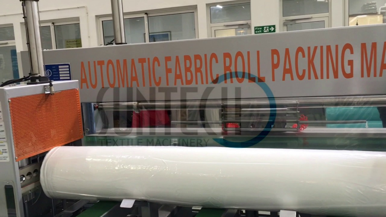 SUNTECH ST-ARPM Automatic Fabric Roll Packing Machine with smart ...
