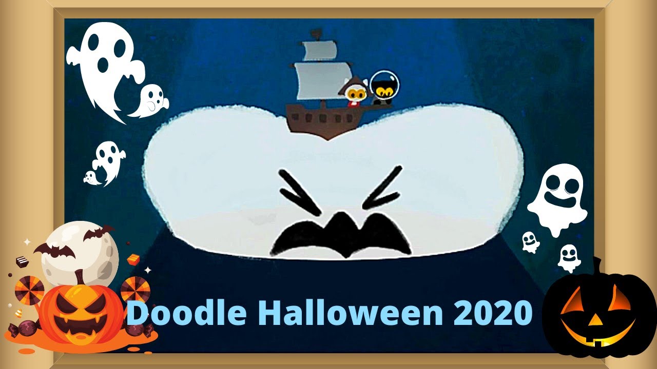 halloween google doodle 2020