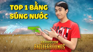 CrisDevilGamer TOP 1 PUBG BẰNG SÚNG NƯỚC ĐẦU TIÊN TRÊN THẾ GIỚI screenshot 1