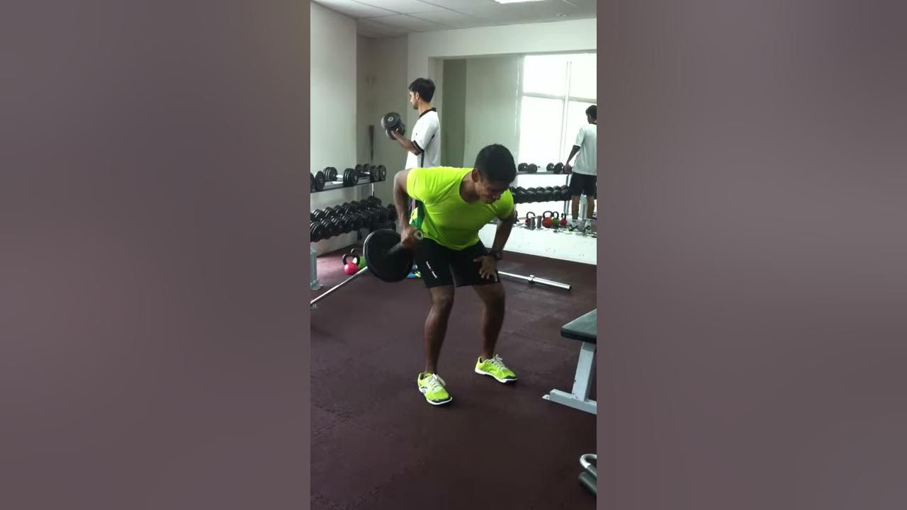 Barbell corner row YouTube
