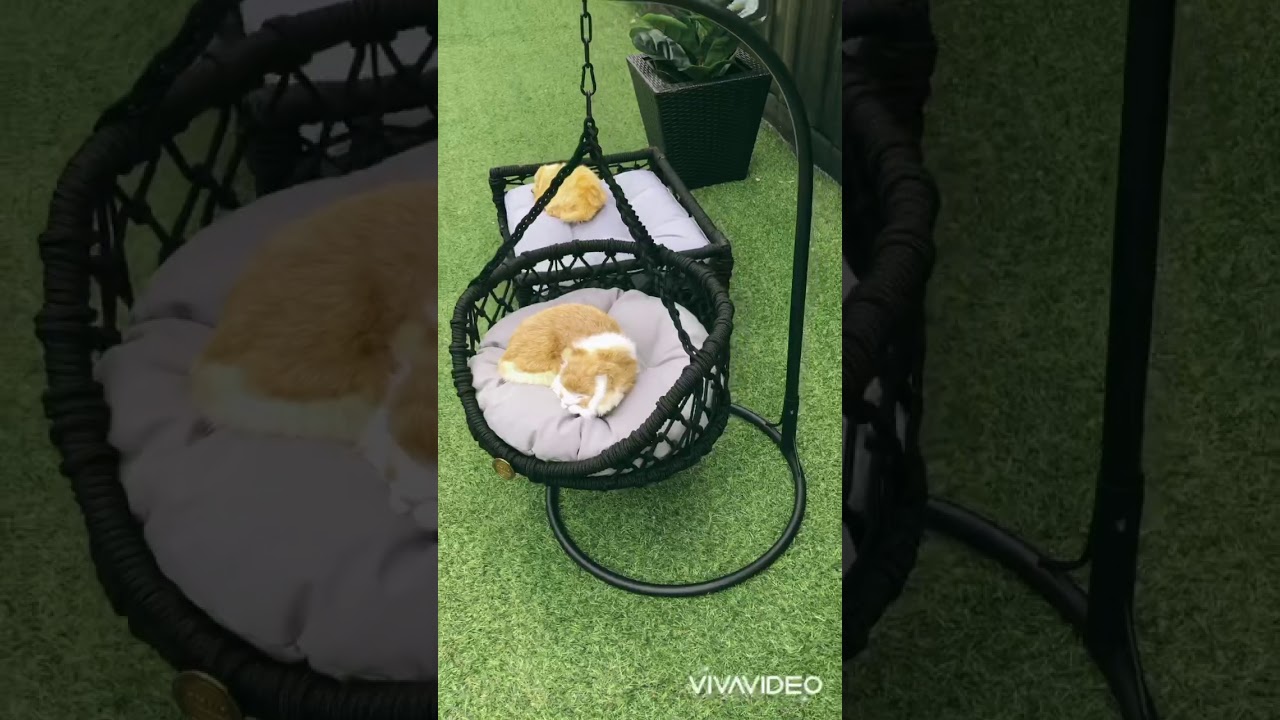 Handwoven rope pet beds pet swing chair