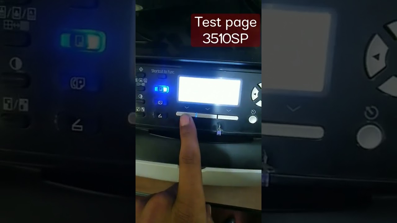 RICHO 3510SP Test page best printer