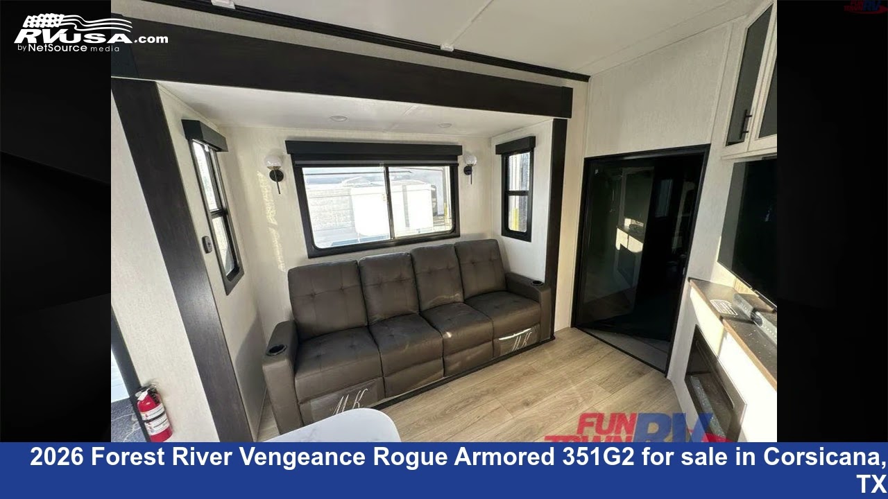 Eye-catching 2026 Forest River Vengeance Rogue Armored Toy Hauler RV For Sale in Corsicana, TX