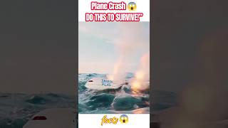 Plane Crash in Ocean 😱 | Survival Tips That Can Save Your Life 🌊✈️ i #oceanrain #facts
