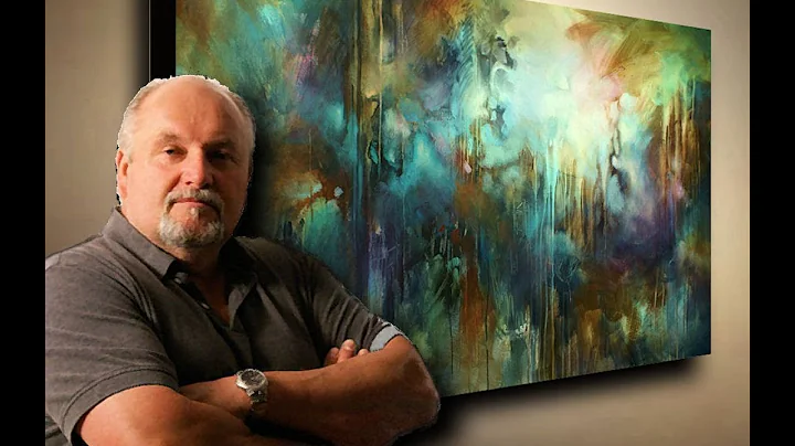 Abstract Art painting 'Edge of Dreams' Modern, con...