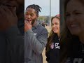Michael Robinson and Jenna Bandy were out of breath after running routes 😅