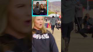 Michael Robinson and Jenna Bandy were out of breath after running routes 😅