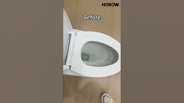 Transform Your Bathroom Clean Routine With a HOROW T38P Smart Bidet Toilet #toilet #bathroom #shorts