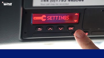 HOW TO CHANGE THE TIME ON A DIGITAL TACHOGRAPH