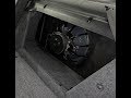 IB subwoofer test - rear seats up/down, trunk shut/open, window up/down