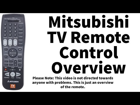 Mitsubishi TV Remote