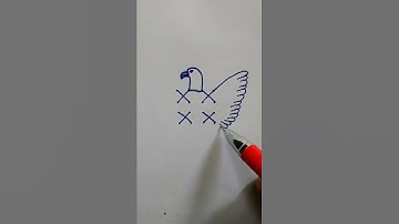 How To Draw a Eagle #easyartanddrawing