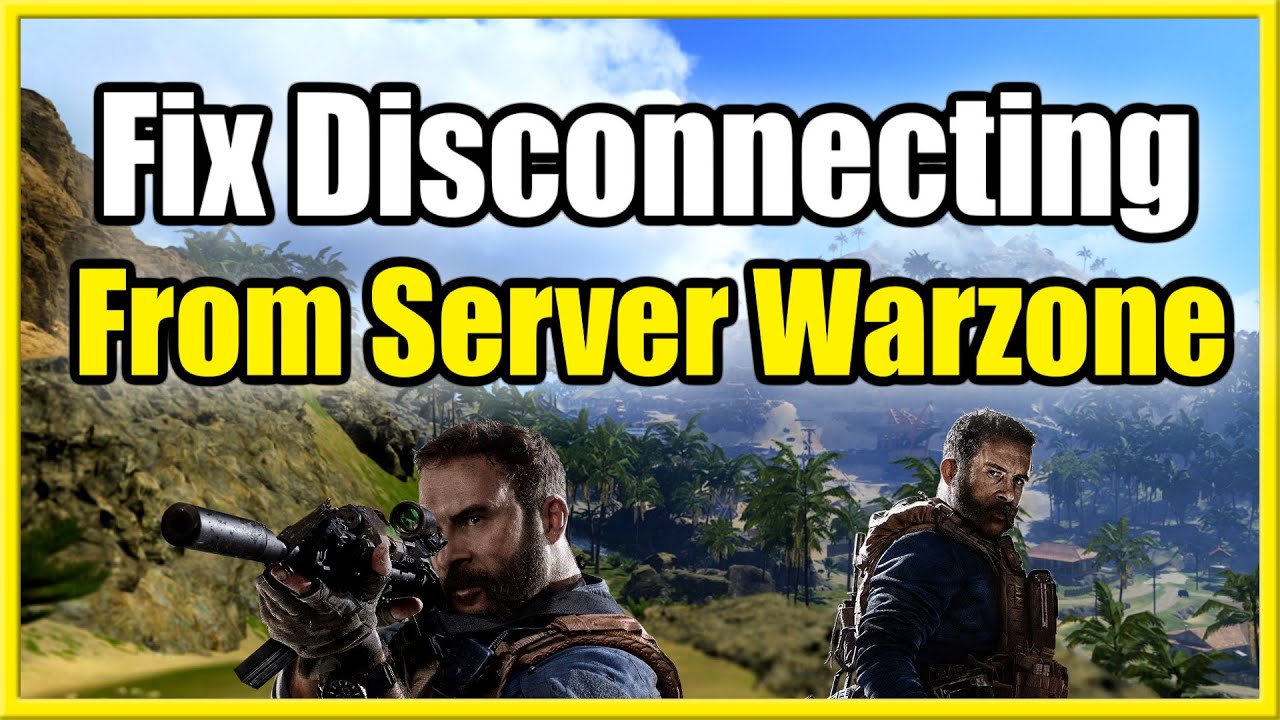 How to FIX Disconnecting From Server in COD Warzone PS4, PS5 & XBOX ...