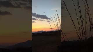 beautiful sunset of Huitzuco, Guerrero, México.