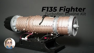Engine DIY Model Kit | F135 Fighter Turbofan Engine Build | DIY Mechanical Crafts