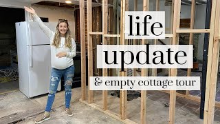 We bought a cottage fixer upper!! (big life update + empty house tour)